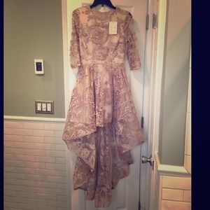 Maniju evening dress in Rose